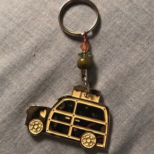 New Natural Life Silver Key Chain